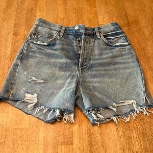 NWT AGOLDE jean shorts 26
